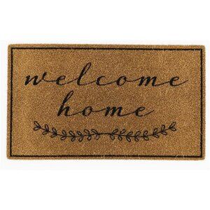 Everday Doormat - Welcome Home - Natural Coir Fiber Doormat - 17" x 29"